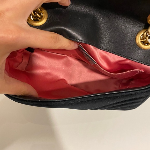 Authentic Gucci Marmont Velvet mini bag - Picture 3 of 4